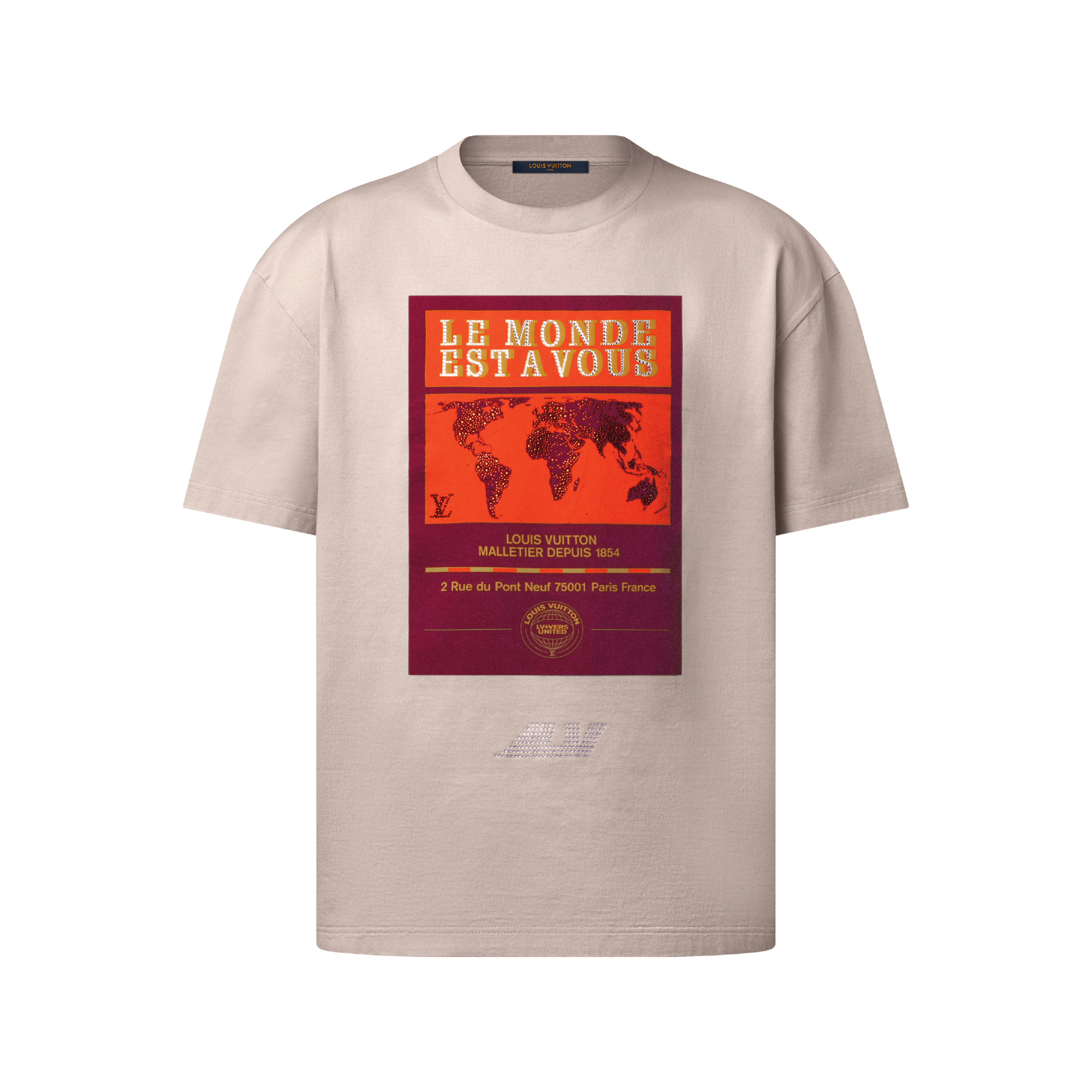 Embellished Graphic Cotton T-Shirt - Ready to Wear | LOUIS VUITTON